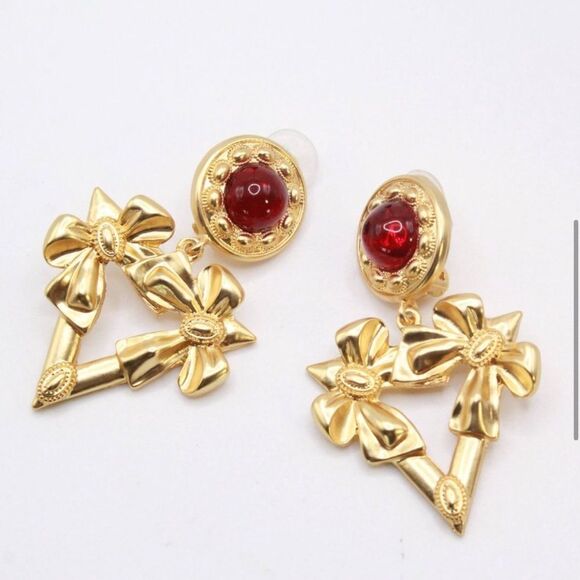 Vintage style earrings M246 - Picture 1 of 6
